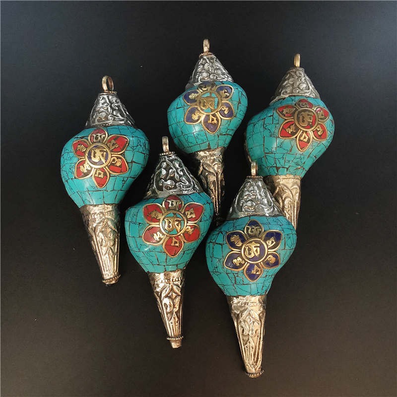 Ethnic Fashion Com - Подвески из натуральных морских ракушек, тибетские
