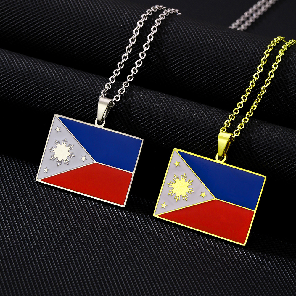 Ethnic Fashion Philippines - Ожерелье из нержавеющей стали с филипским