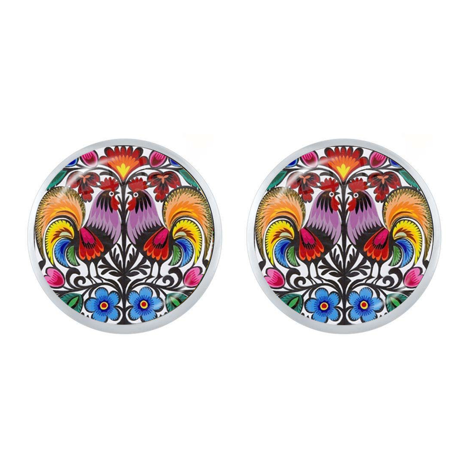Серьги-гвоздики с полированным – обзор и цена Ethnic Modern Fashion