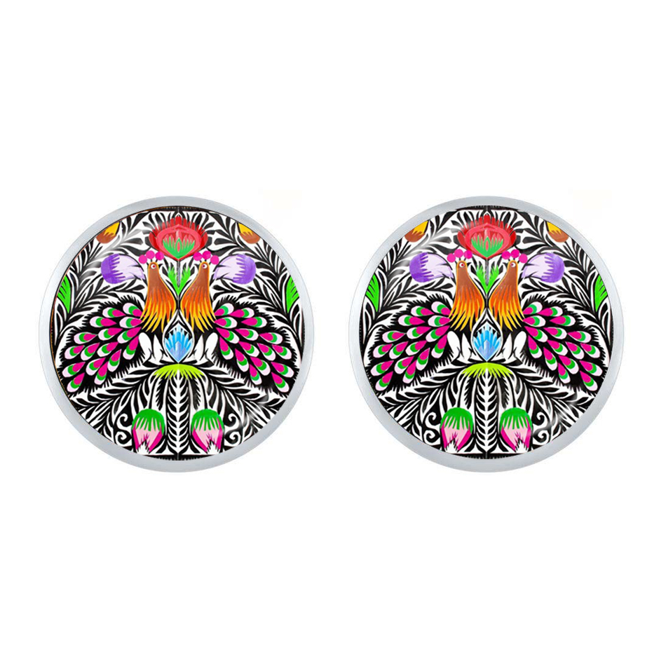 Серьги-гвоздики с полированным – обзор и цена Ethnic Modern Fashion