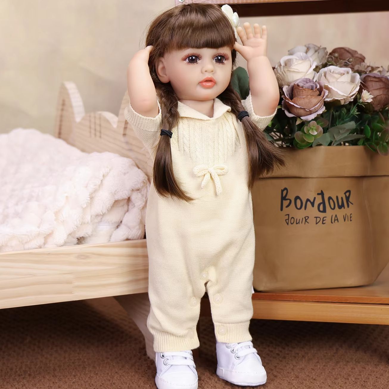 Кукла-реборн KEIUMI 43 см, из  – обзор и цена Ethnic Fashion Model