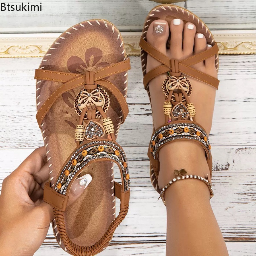 Женские богемные сандалии для  – обзор и цена Ethnic Fashion In