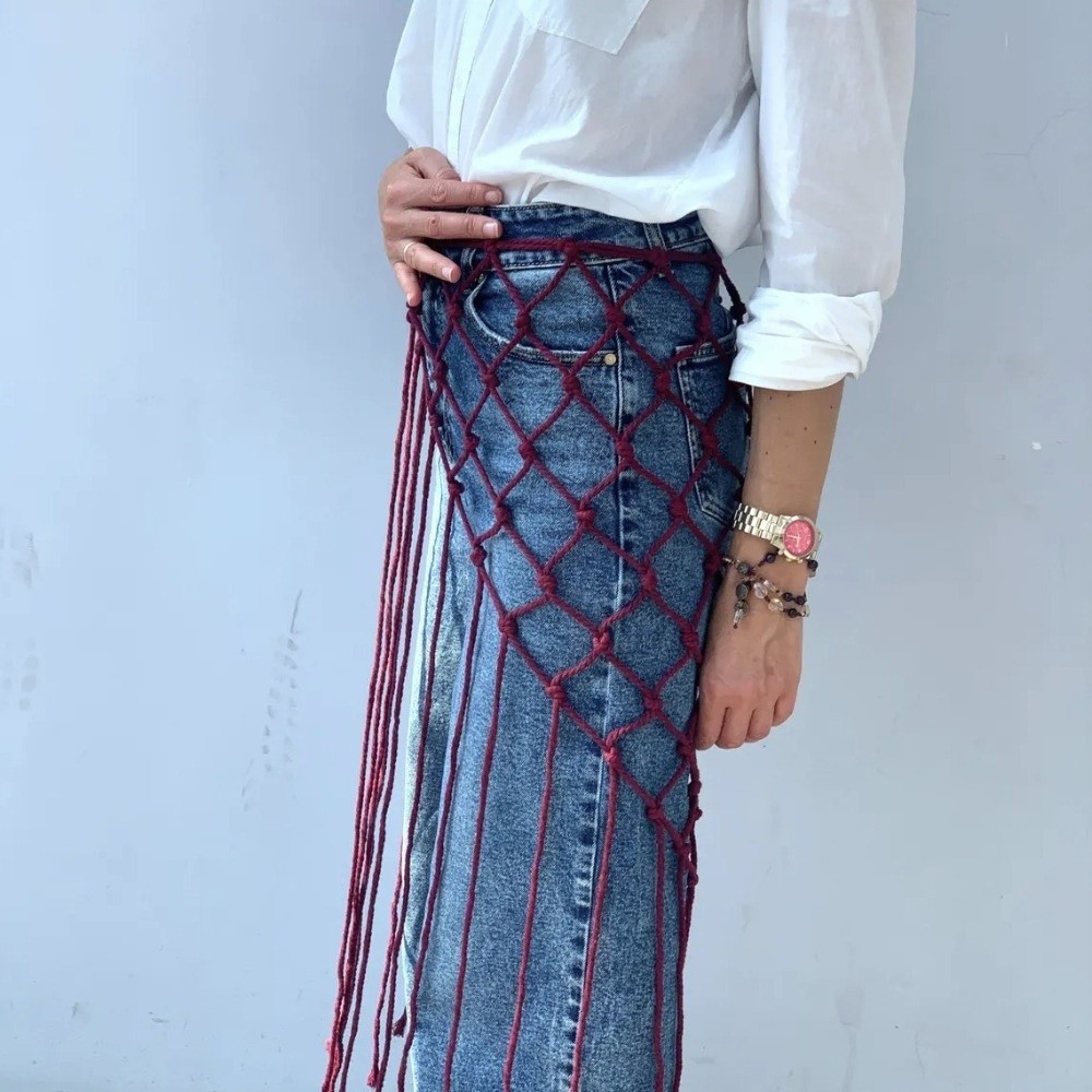 Богемный сетчатый шарф-накидка – обзор и цена Ethnic Fashion Designers
