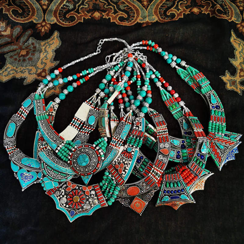 BOHO винтажные ожерелья коллек – обзор и цена Ethnic Fashion Com